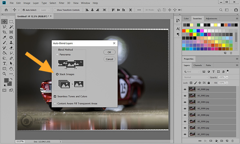 انباشت فوکوس 8