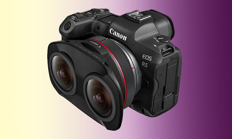 لنز چشم ماهی دوتایی کانن <br>Canon RF 5.2mm f/2.8L Dual Fisheye VR Lens